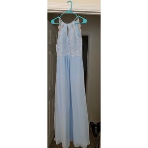 Light Blue Bridesmaid Dress